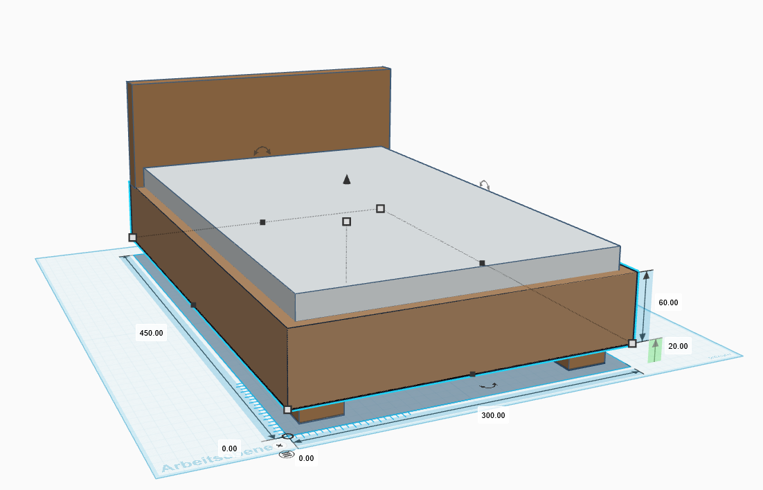 Tinkercad bed draft