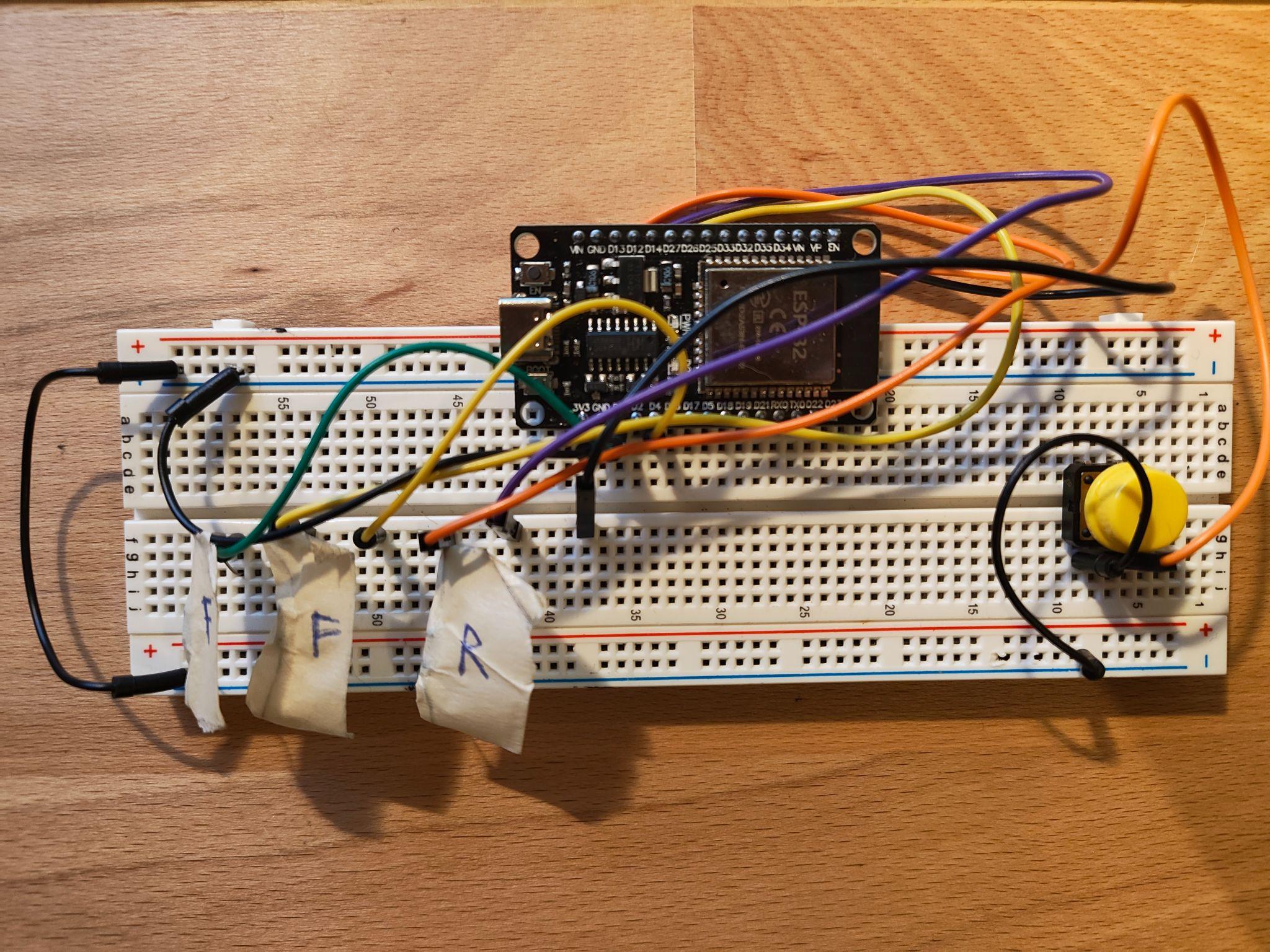 First resistor control board prototype